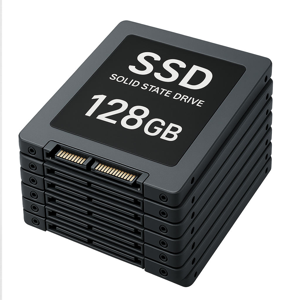 Lot of 10 Used 128GB 2.5inch SSD
