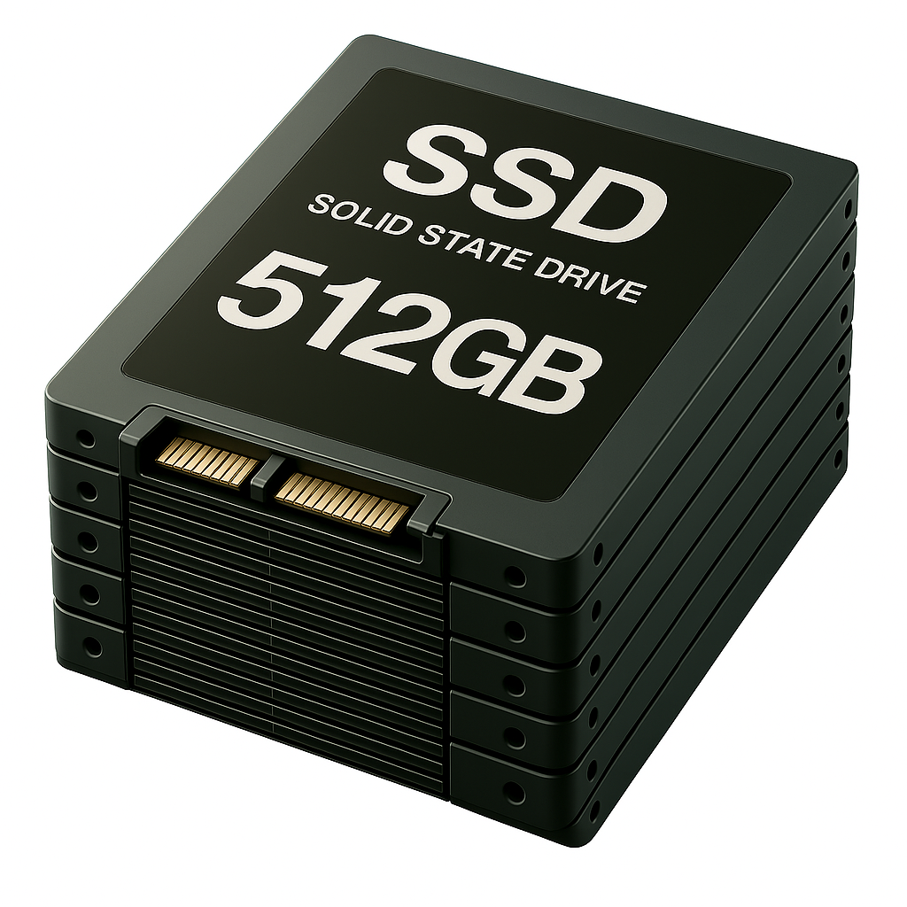 Lot of 10 Used 512GB 2.5inch SSD
