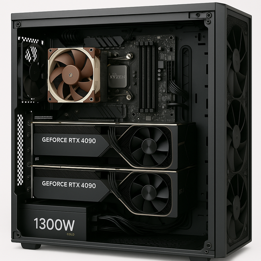 sLLM or RAG AI Server 2X  Nvidia Geforce RTX4090 Server