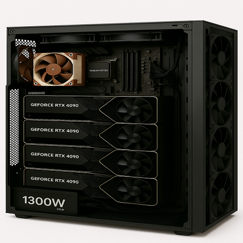 sLLM or RAG AI Server 4X Nvidia Geforce RTX4090 Server